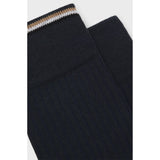 BOSS 2-Pack Regular Length Cotton-Blend Socks In Dark Blue