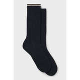 BOSS 2-Pack Regular Length Cotton-Blend Socks In Dark Blue