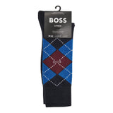 BOSS Argyle Socks in Navy