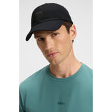 BOSS Cotton Twill Cap With Logo Patch In Black
