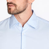 BOSS Hank Slim Fit Shirt In Light Blue
