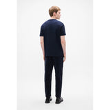 BOSS Orange Cotton-Jersey T-Shirt With Animal Artwork In Dark Blue