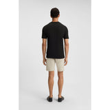 BOSS Orange Cotton Jersey T-Shirt With Logo Artwork In Black