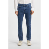 BOSS Orange Delaware Comfort Stretch Denim Slim Fit Jeans In Blue
