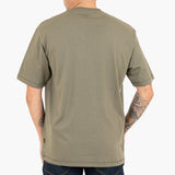 BOSS Orange Relaxed Fit Cotton Jersey T-Shirt With Printed Artwork In Green