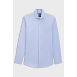 BOSS Slim Fit Easy-Iron Stretch Cotton Shirt In Light Blue
