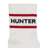 Hunter Pack Of 3 Unisex Crew Heritage Ankle Socks In Chillipepper Red