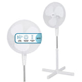 Igenix 16 Inch Pedestal Fan In White