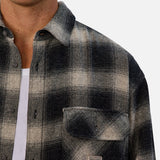 Industrie The Alameda Long-sleeve Shirt in Charcoal/Grey