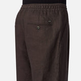 Industrie Catania Linen Pants in Chestnut