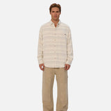 Industrie The Nevada Long-sleeve Shirt in Beige Combo