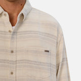 Industrie The Nevada Long-sleeve Shirt in Beige Combo