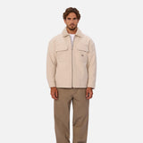 Industrie The Coleman Zip Sherpa Jacket in Oatmeal