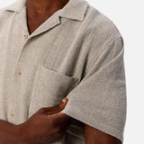 Industrie The Franklin Short Sleeve Shirt in Atlanticom Beige