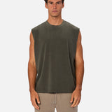 Industrie The kosta Sleeveless Tee in Fern Green