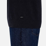 Industrie The Lakewood Zip Neck Knit Dark Navy Melan