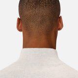 Industrie The Lakewood Zip Neck Knit in Snow Marl