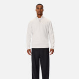 Industrie The Lakewood Zip Neck Knit in Snow Marl
