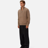 Industrie The Lakewood Zip Neck Knit Walnut