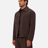 Industrie The Lusso Jacket in Dark Aubergine