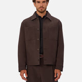 Industrie The Lusso Jacket in Dark Aubergine
