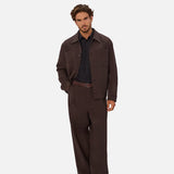 Industrie The Lusso Jacket in Dark Aubergine