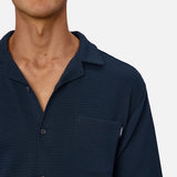 Industrie The Malibu Short Sleeve Shirt Navy Blue