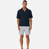 Industrie The Malibu Short Sleeve Shirt Navy Blue