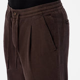 Industrie The Mallorca Pant in Dark Aubergine