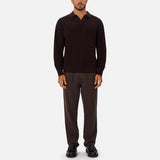 Industrie The Mallorca Pant in Dark Aubergine