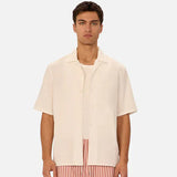 Industrie The Marbella Short Sleeve Shirt Cream