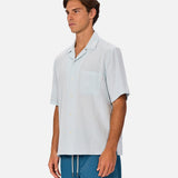 Industrie The Meridian Short Sleeve Shirt in Aquatic