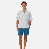 Industrie The Meridian Short Sleeve Shirt in Aquatic