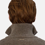 Industrie The Montreal Zip Neck Knit in Elmwood