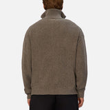 Industrie The Montreal Zip Neck Knit in Elmwood