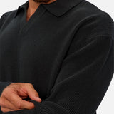 Industrie The New England Polo Knit in Pine