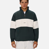 Industrie The New Luton Track Top in Rich Green