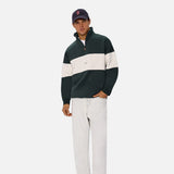 Industrie The New Luton Track Top in Rich Green