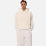 Industrie The New Plain Del Sur Fleece Hoodie In Ecru 26