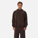 Industrie The New Plain Del Sur Fleece Hoodie In Umber