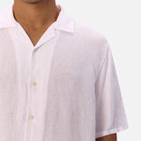 Industrie The St Martins Short Sleeve Linen Shirt Winter White