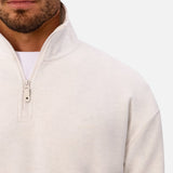 Industrie The Tech Staunton Track Top in Ivory Marble