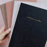 Inspired Stories 'Create Your Own Story' Lined Notebook in Light Stone