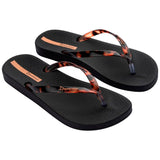 Ipanema Anat Conect Fem Flip Flops In Black/Multi