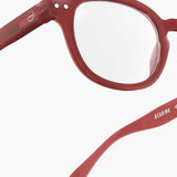 #C Reading Carmine In Red