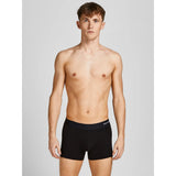 Jack & Jones 3-Pack Bamboo Trunks In Green/Forest Night