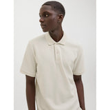 Jack & Jones Austin Polo In Moonbeam