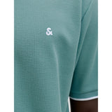 Jack & Jones Austin Polo Shirt In Mineral Blue
