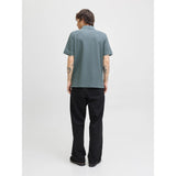 Jack & Jones Austin Zip Polo Shirt In Stormy Weather Grey