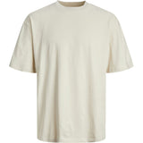 Jack & Jones Bradley Oversized T-Shirt in Moonbeam